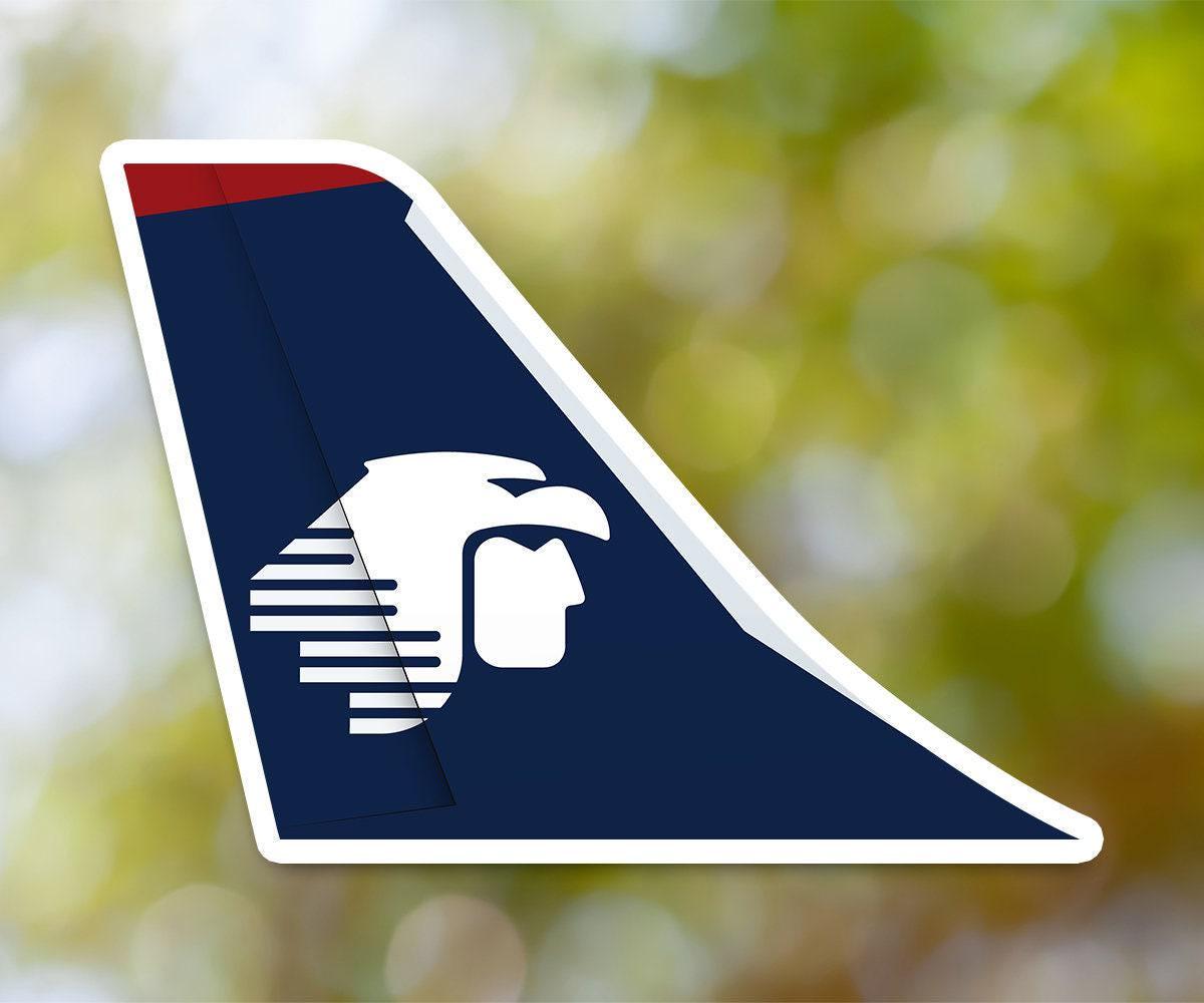 Aeroméxico Sticker, Tailplane Sticker Waterproof for Suitcase, Car