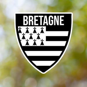 Bretagne Sticker Shield Waterproof for Laptop, Car, Book, Water Bottle, Helmet, Toolbox
