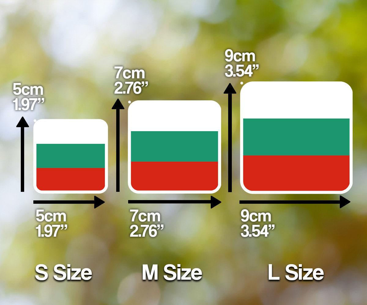 Bulgaria Sticker Geometric for Laptop, Car, Book, Water Bottle, Helmet ...