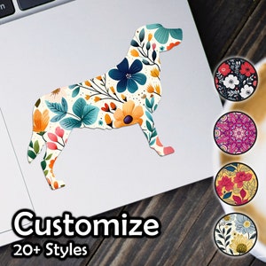 Naklejka Labrador Retriever, Naklejka z psem ze wzorem wodoodpornym na laptopa, samochód, książkę, butelkę z wodą, kask, skrzynkę narzędziową