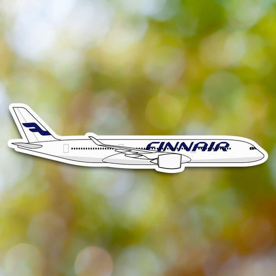 エアバス A350 ステッカー、フィンエアー飛行機ステッカー スーツ