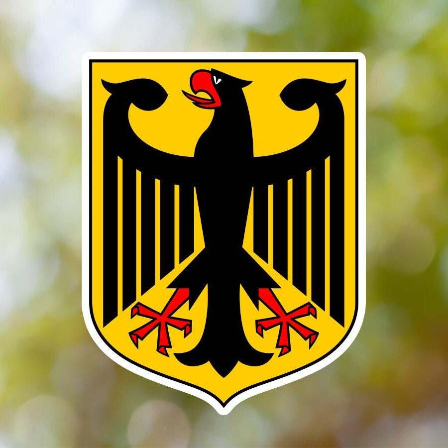 German Eagle Statue German Eagle Sticker Decal – Vinyl, Deutschland Germany Theme, Self-Adhesive German Ss Sticker - Foto 6