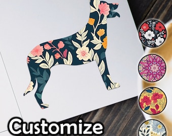 Dutch Shepherd Sticker, Dog Sticker With Pattern Waterproof for Laptop, Car, Book, Water Bottle, Helmet, Toolbox