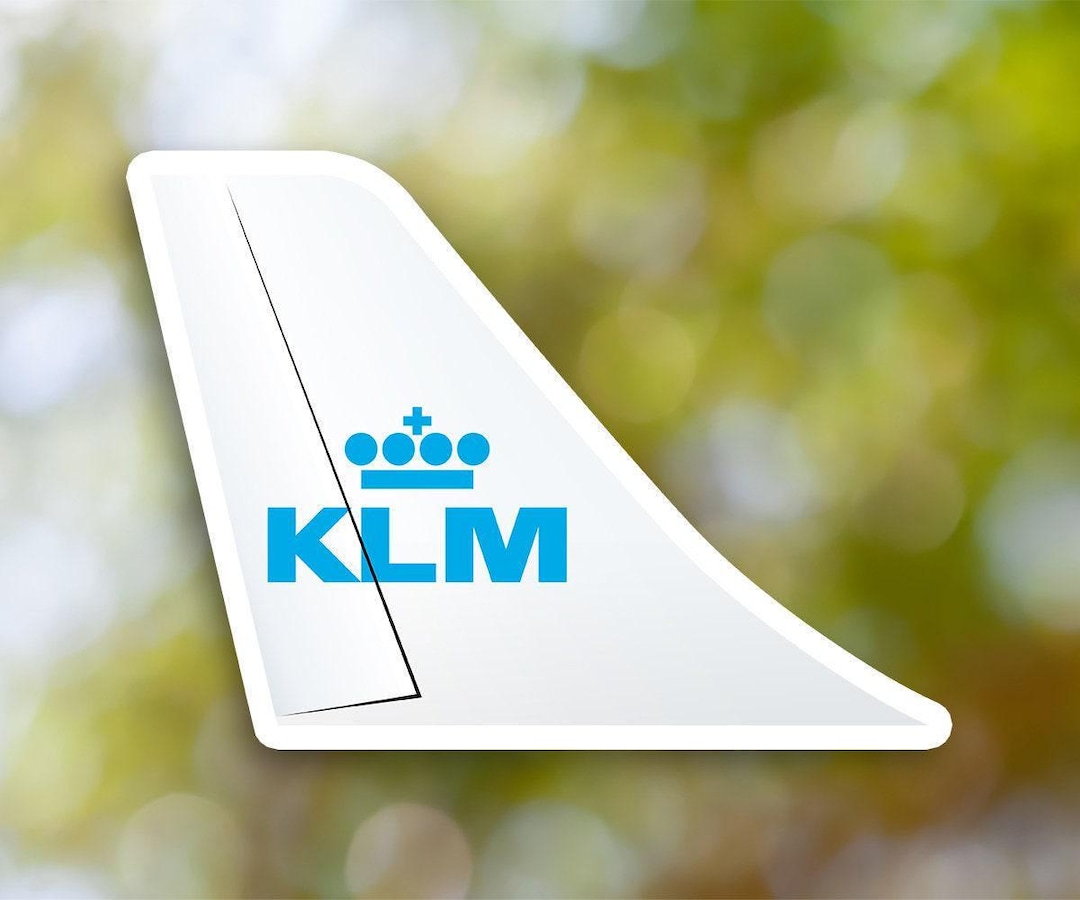 KLM Sticker, Tailplane Sticker Waterproof for Suitcase, Car, Book ...