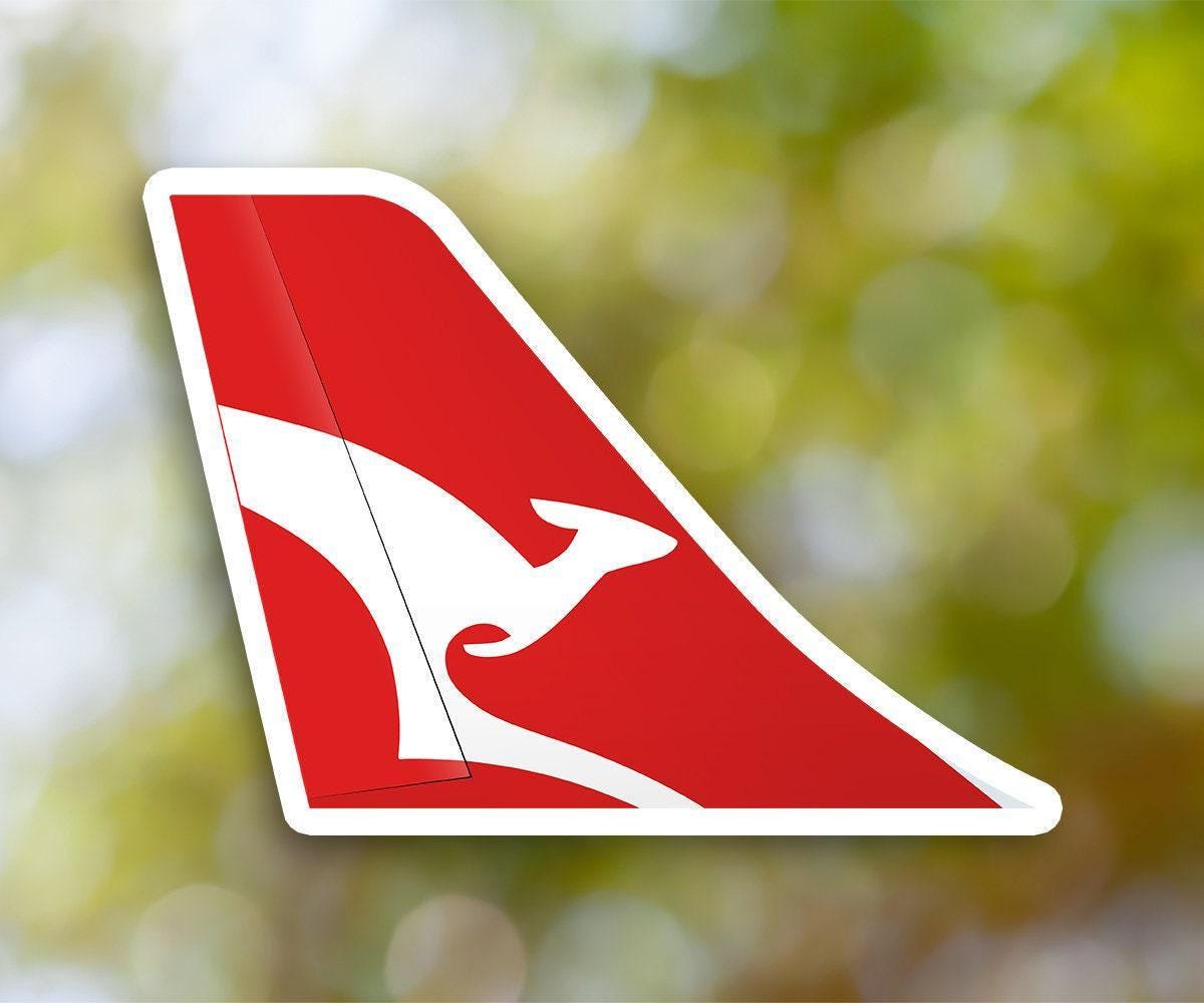Qantas Sticker - Etsy, image size:1200x1000