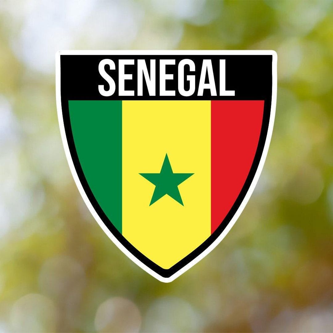 Mse Sticker Senegal Sticker Shield Waterproof for Laptop, Car, Book, Water Bottle ...