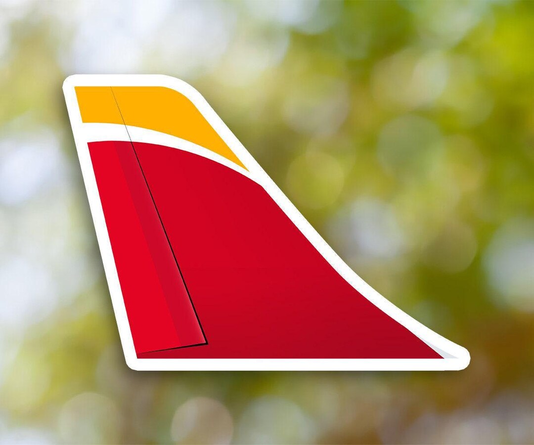 Pegatina Iberia, pegatina de cola de cola impermeable para maleta