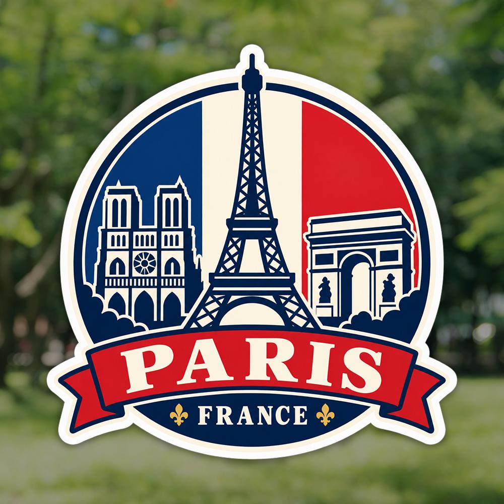 Sticker Paris - Etsy