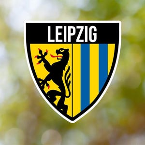 Leipzig Sticker Shield Waterproof for Laptop, Car, Book, Water Bottle, Helmet, Toolbox