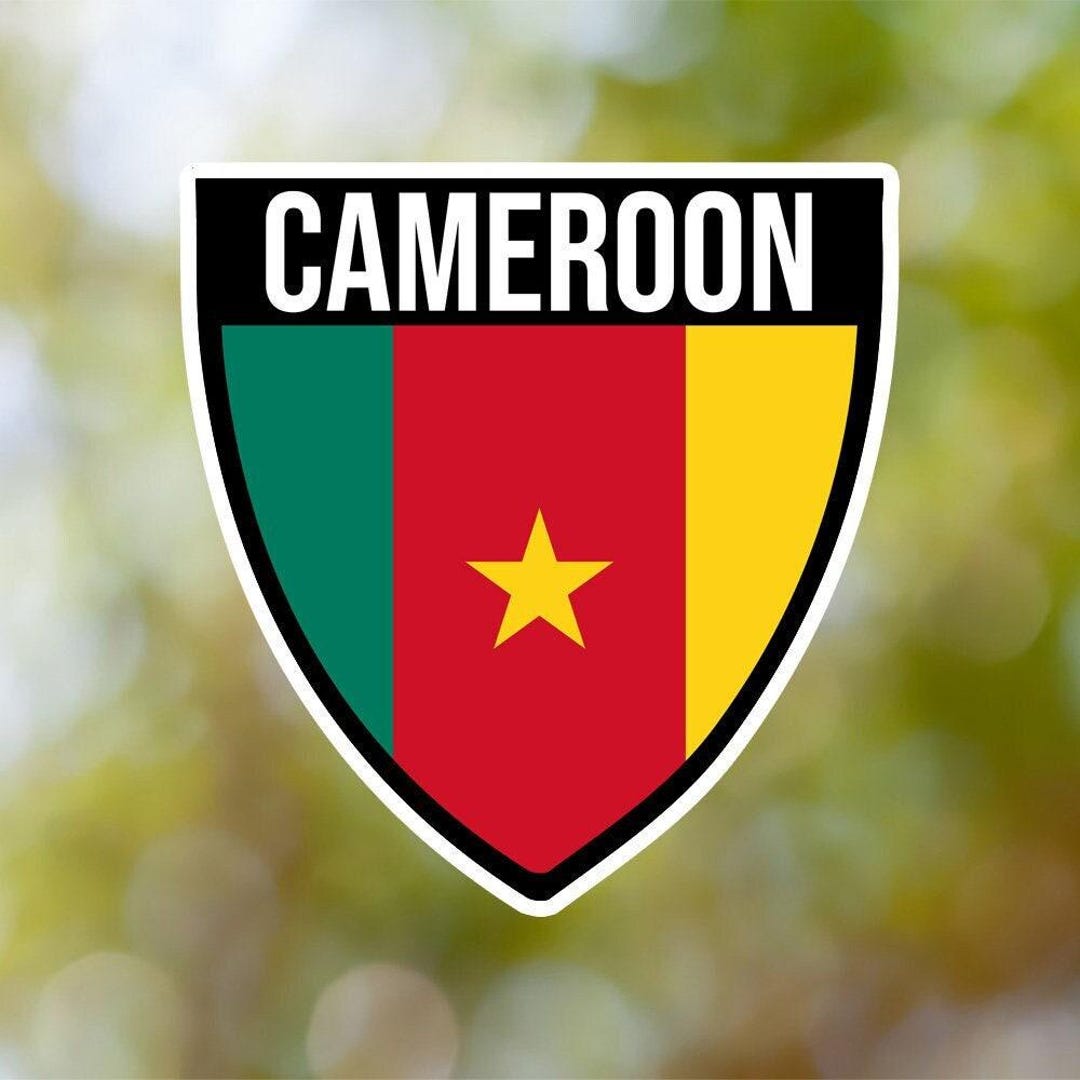 Cameroon Sticker Shield Waterproof for Laptop, Car, Book, Water Bottle ...