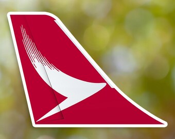 Adesivo da Cathay Dragon Airlines, adesivo impermeável para a cauda da aeronave, ideal para malas, carros, livros, garrafas de água, capacetes e caixas de ferramentas.