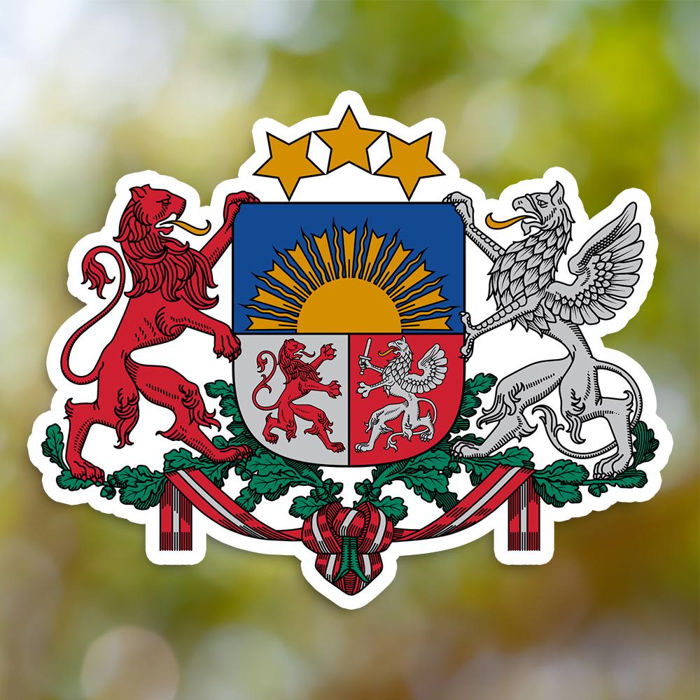 Latvia Coat of Arms - Etsy