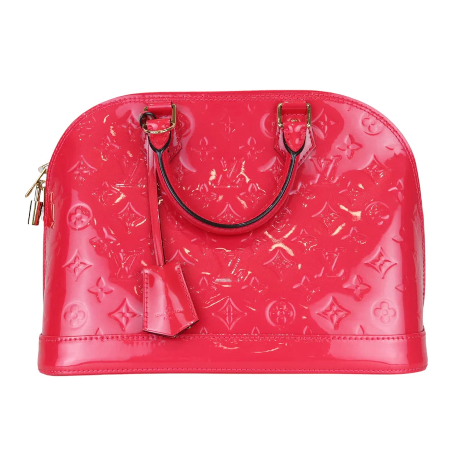 Louis Vuitton Alma BB Monogram Vernis Pink GHW