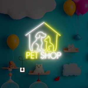 Custom Neon Sign Dog Portrait LED Neon Light Sign Home Room Wall Decor, Animal Neon, Neon Dog, Pet Neon Sign, Event Neon Sign,Dog lover gift