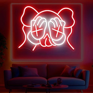 Kaws led neon sign - Etsy 日本 Kaws led neon sign - Etsy 日本
