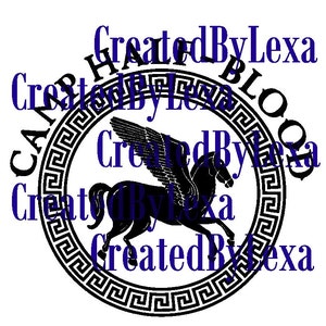 Descarga digital del archivo SVG de Percy Jackson: Camp Half Blood