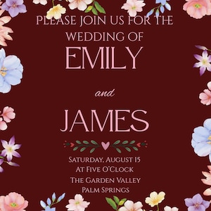 Wedding Invitation Template