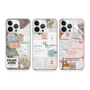 Christian Phone Case Scripture Case cover fit for iPhone 16 15 14 13 12 11 Pro Max Xr 7 8 Plus, Samsung S25 S24 S23 FE A16 A15 Note 20 Pixel