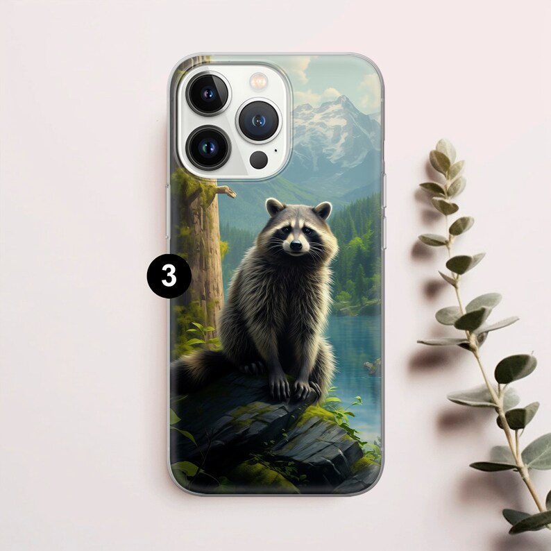 Raccoon Phone Case - Thumbnail 2