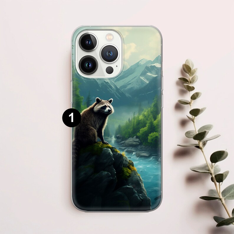 Raccoon Phone Case - Thumbnail 4