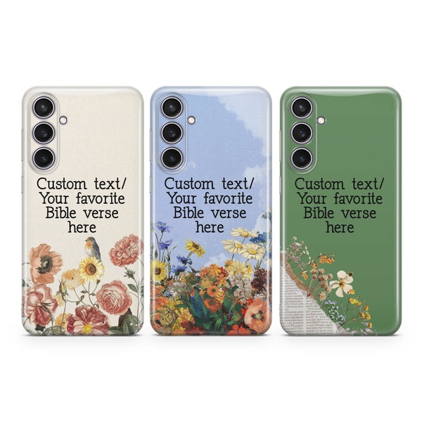 Perzonalized Bible Verse Custom Phone Casefit for Samsung S24 S23 S22 S21 FE S10 NOTE 20 A15 A13 A14 A54 A53 A24 A23 A32 A33 A34 A73 5G