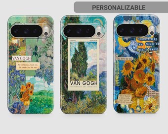 Van Gogh-telefoonhoesje Klassieke kunst hoes geschikt voor Google Pixel 10 Pro XL 9 8 7 6 Pro 6A 3XL 5 4, iPhone 17 16, Samsung A15 S25 Ultra