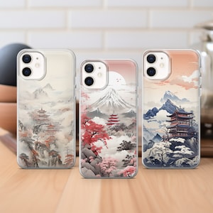 Japanese Phone Case Anime Architecture cover fit for iPhone 17 16 15 14 13 12 Pro Max Xr 7 8, Samsung S25 S24 S23 FE A16 A15 Note 20