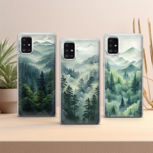 Mountains Phone Case Forest cover cover fit for Samsung S25 S24 S23 S22 FE S10 NOTE 20 A16 A55 A15 A56 A55 A24 A23 A32 A33 A34 A73 5G