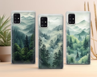 Mountains Phone Case Forest cover cover fit for Samsung S25 S24 S23 S22 FE S10 NOTE 20 A17 A55 A16 A56 A55 A24 A23 A32 A33 A34 A73 5G