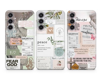Christian Phone Case Scripture Case cover fit for Samsung S25 S24 S23 S22 FE S10 NOTE 20 A17 A55 A16 A56 A55 A24 A23 A32 A33 A34 A73 5G