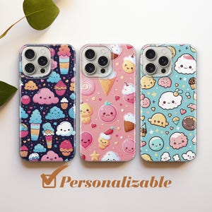 Kawaii phone case Cute Pink Korean cover fit for iPhone 17 16 15 14 13 12 Pro Max Xr 7 8, Samsung S25 S24 S23 FE A16 A15 Note 20, Pixel 10 9