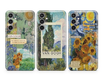 Van Gogh Phone Case Classic art cover fit for Samsung S25 S24 S23 S22 FE S10 NOTE 20 A16 A55 A15 A56 A55 A24 A23 A32 A33 A34 A73 5G