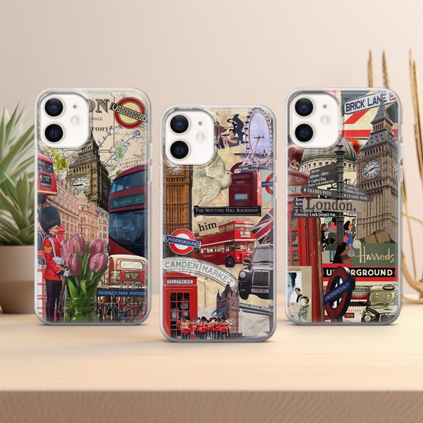 London phone case Big Ben British cover fit for iPhone 15 14 13 12 11 Pro Max Xr 7 8 Plus, Samsung S24 S23 S22 FE A14 A15 Note 20, Pixel 7