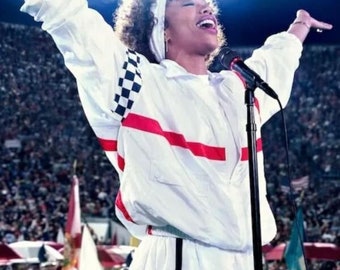 I Wanna Dance With Somebody Naomi Ackie Inspired Whitney Houston Tracksuit