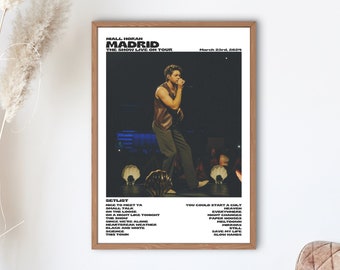 Niall Horan, The Show Live On Tour Madrid, March 23rd 2024 digital print