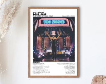 Niall Horan, The Show Live On Tour Milan, March 21st 2024 digital print