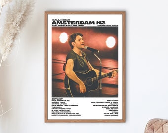 Niall Horan, The Show Live On Tour Amsterdam N2, 28 maart 2024 digitale print