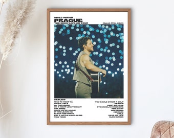 Niall Horan, The Show Live On Tour Prague, March 17th 2024 digital print