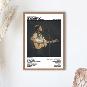 Niall Horan, The Show Live On Tour Sydney, May 1st 2024 digital print
