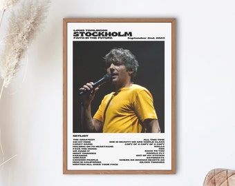 Louis Tomlinson Faith In The Future World Tour Stockholm, September 2nd 2023 digital print