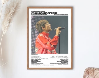 Louis Tomlinson Faith In The Future World Tour Manchester, November 11th 2023 digital print