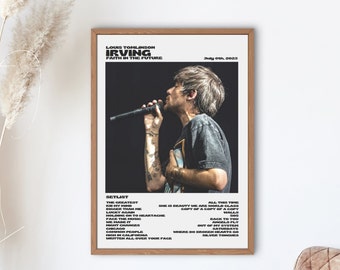 Louis Tomlinson Faith In The Future World Tour Irving, 6 juillet 2023 impression numérique