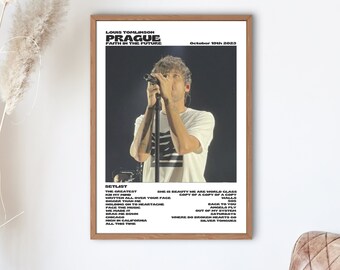 Louis Tomlinson Faith In The Future World Tour Prague, October 19th 2023 digital print