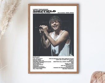 Louis Tomlinson Faith In The Future World Tour Sheffield, November 10th 2023 digital print