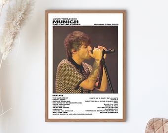 Louis Tomlinson Faith In The Future World Tour Munich, October 22th 2023 digital print