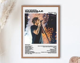 Louis Tomlinson Faith In The Future World Tour Nashville, July 18th 2023 digital print