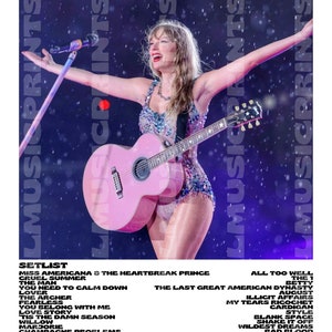 Aangepaste concertposter gemaakt voor elk concert, digitaal bestand afbeelding 6