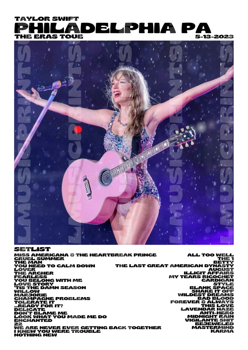 Aangepaste concertposter gemaakt voor elk concert, digitaal bestand afbeelding 6