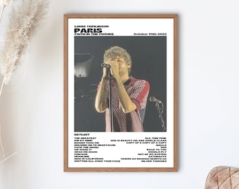 Louis Tomlinson Faith In The Future World Tour Paris, October 14th 2023 digital print