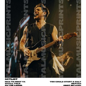 Niall Horan, The Show Live On Tour Copenhagen, March 12th 2024 digital print image 2